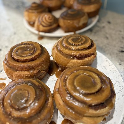 Fresh Milled Sourdough Cinnamon Rolls 