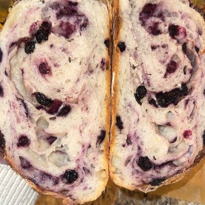 Lemon Blueberry Sourdough Loaf 