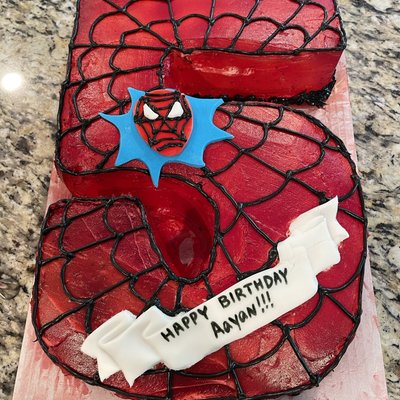 Single Digit Number Cake 