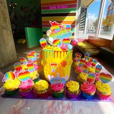 6" Cake and 24 Cupcake  combo