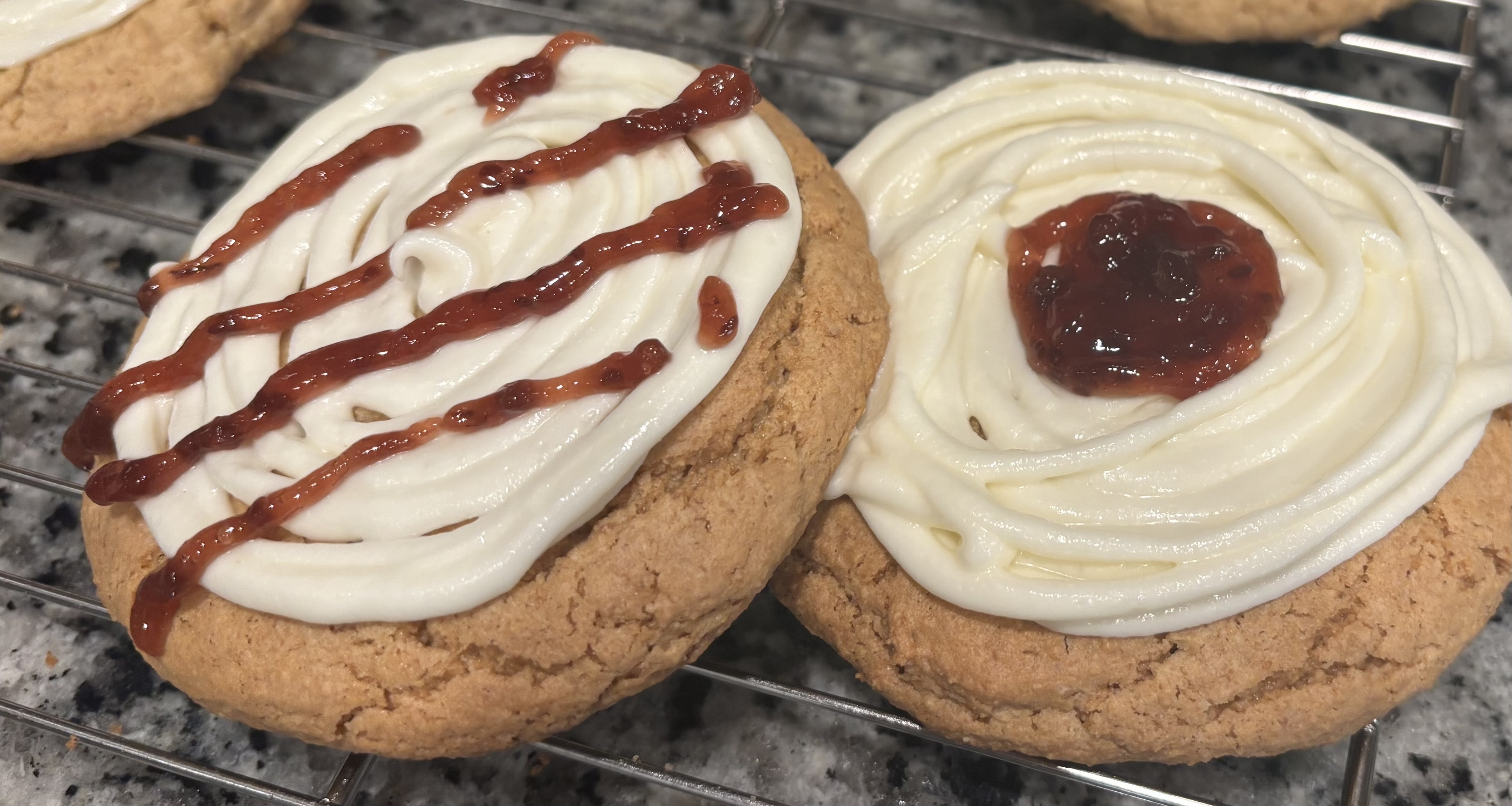 Raspberry Cheesecake Cookies