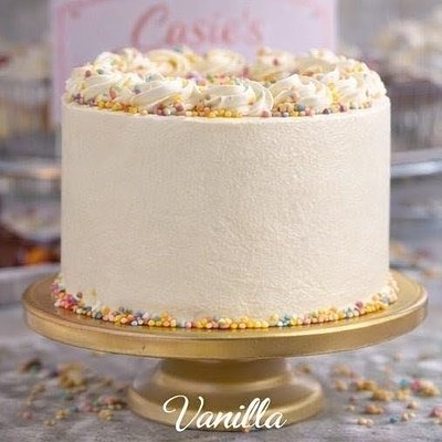 Vanilla Cake - 8 Inch