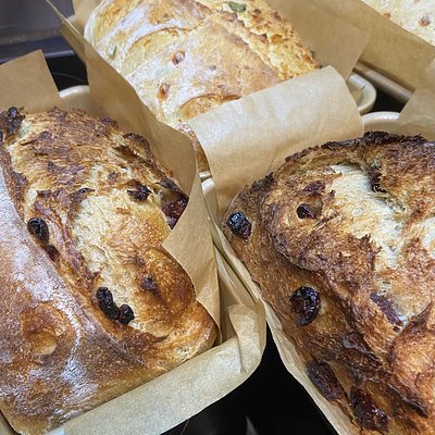 Cranberry Orange Sourdough Bread 