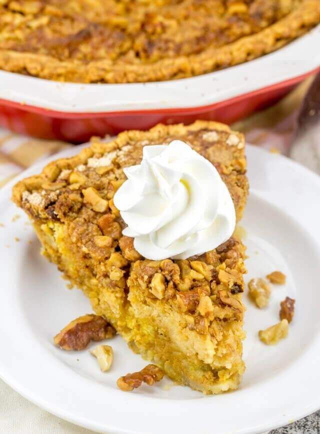 Pumpkin Crumb Pie