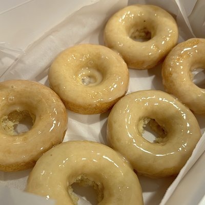 Classic Baked Donuts With maple glaze