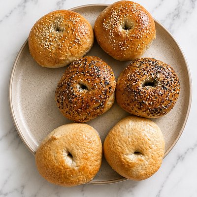 Sourdough Bagels