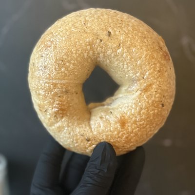 Sourdough Bagels- Roasted Garlic & Herb 