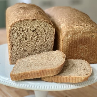 Fresh Milled Organic Spelt Maple Sourdough Sandwich Loaf