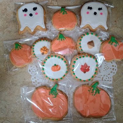 Seasonal Holiday Sugar Cookies (Gluten-free) 1 Dozen Assorted