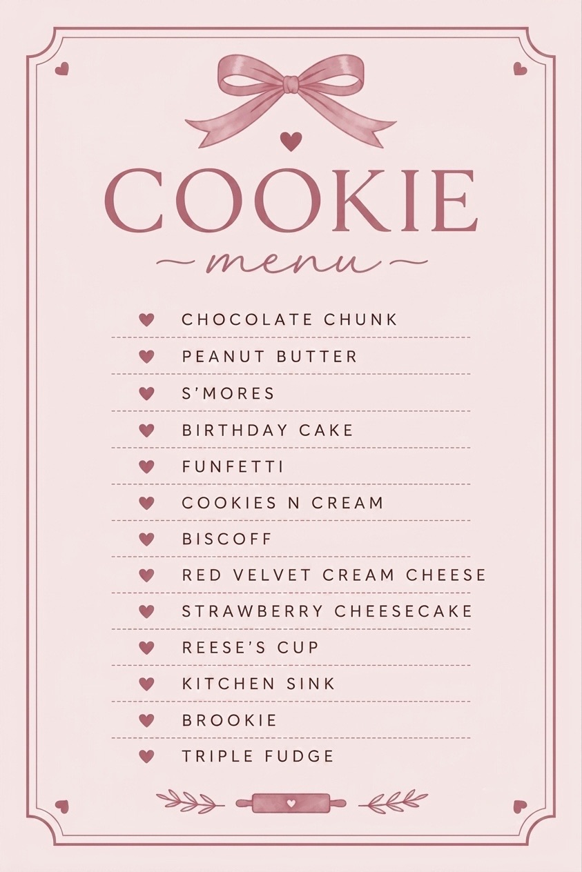 Cookie Flavors