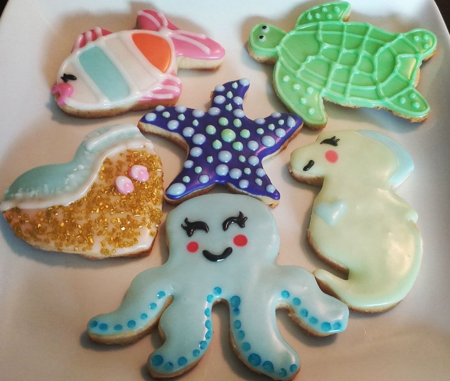 Ocean Fun Sugar Cookies