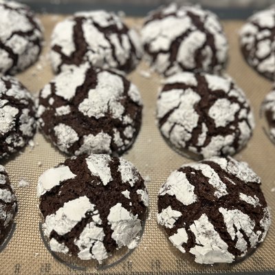 Chocolate Crinkle Cookies