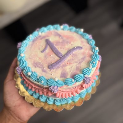Vintage Smash Cake 