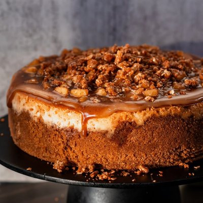 Salted Caramel Apple Pie Cheesecake 6”