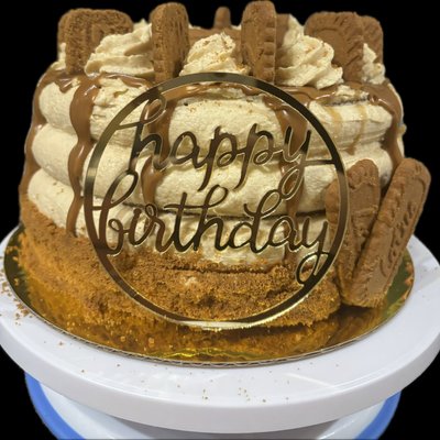 Vegan Biscoff Cookie Cake