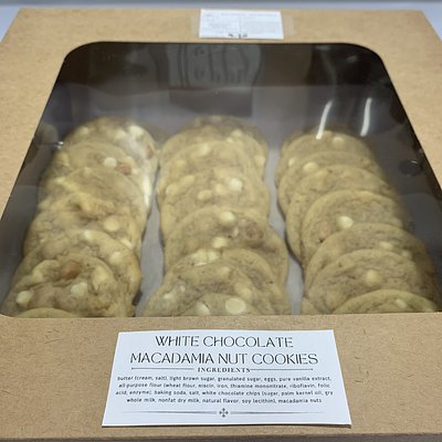 White Chocolate Macadamia Nut- Dozen