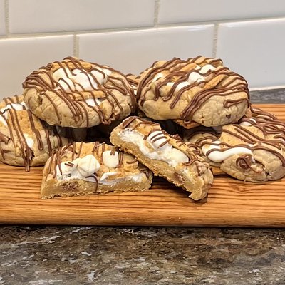4 oz S’Mores Stuffed Cookie - Half Dozen