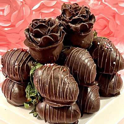 Chocolate Covered Strawberry Tower 