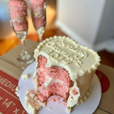 6” Heart Gender Reveal 