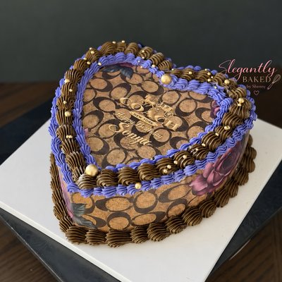 10 Inch 2 Layer Cake Heart Cake 