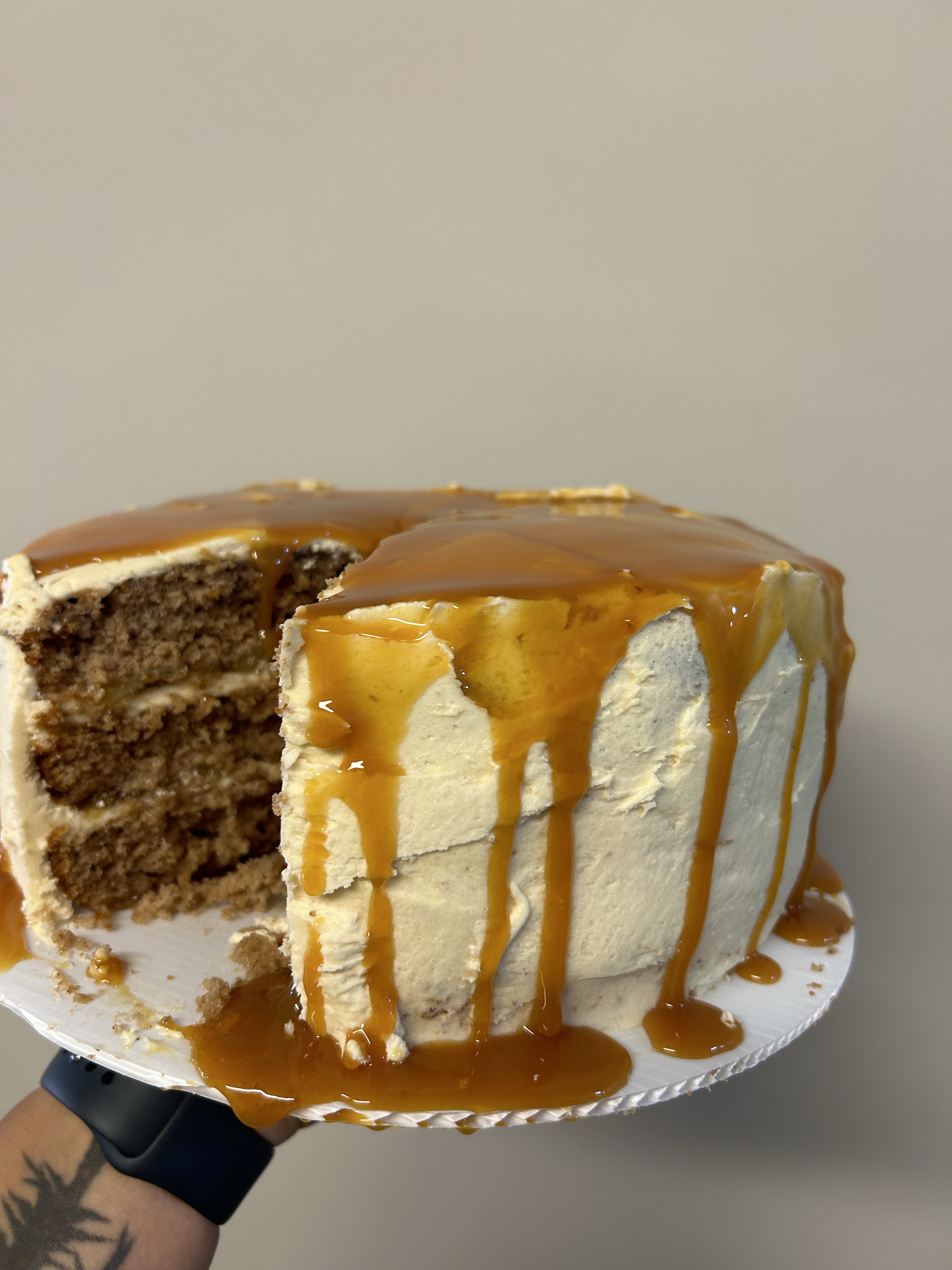 Caramel Apple Pie Cake 