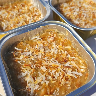 Biko ( Sticky Sweet Rice) 9 Inch Round, Available In Pandan Or UBE flavors