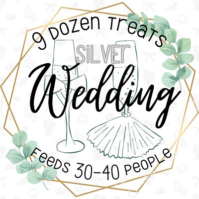 Silver wedding package (9 Dozen treats)