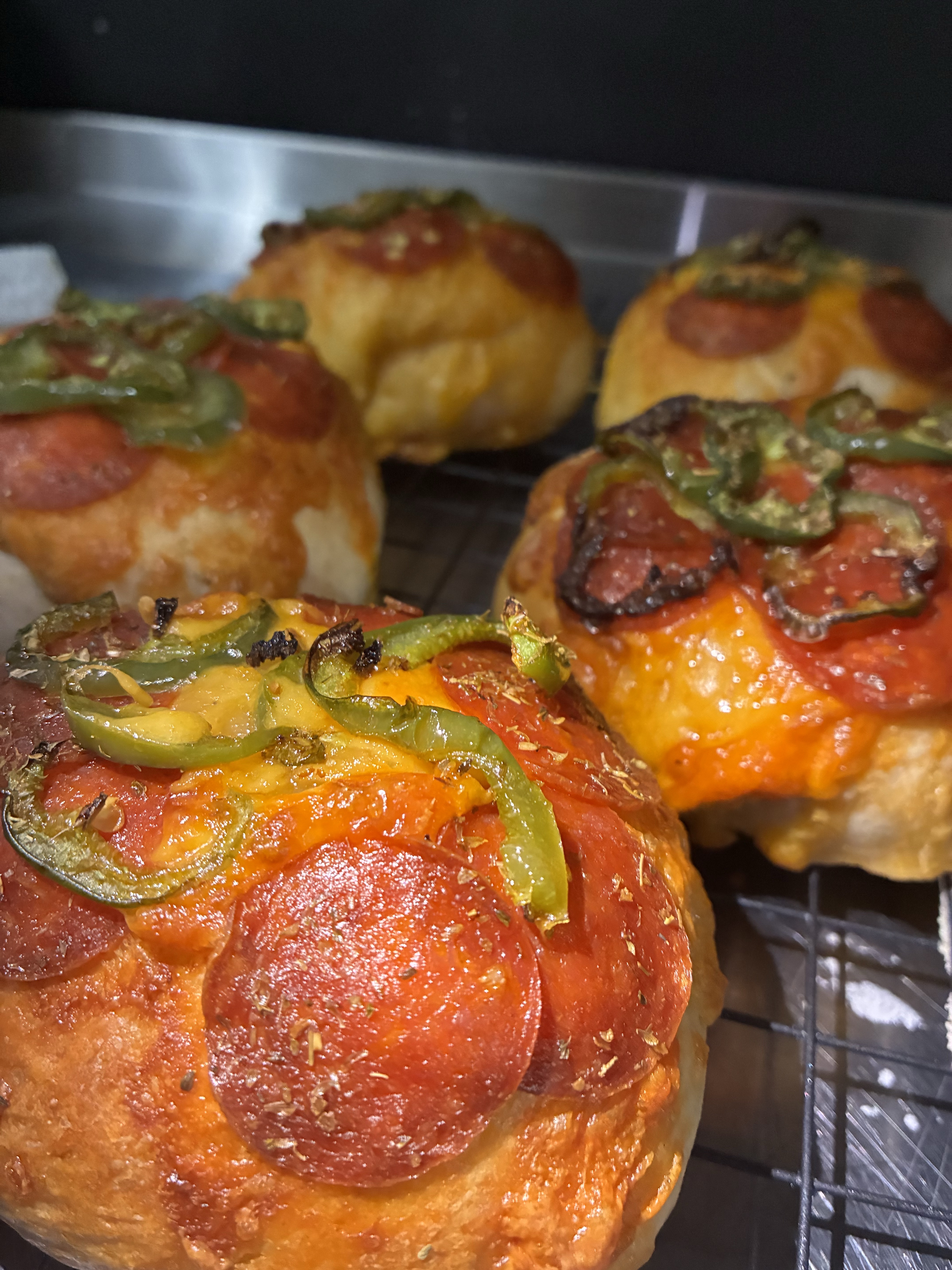 Pepperoni Bagels !