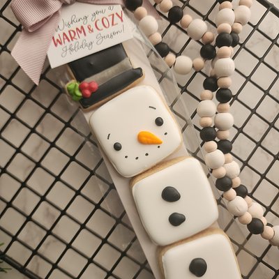 4pc Mini Snowman Stack