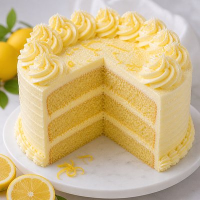 Lemon Bliss Cake 🍋✨