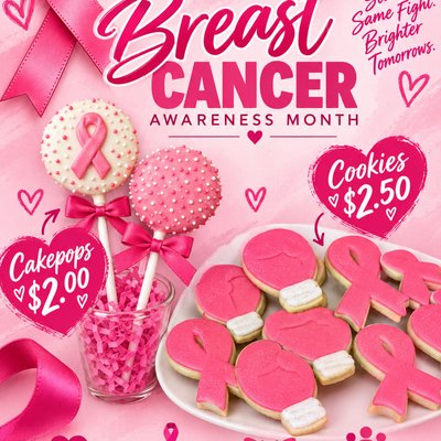 Breast Cancer Cakepops 