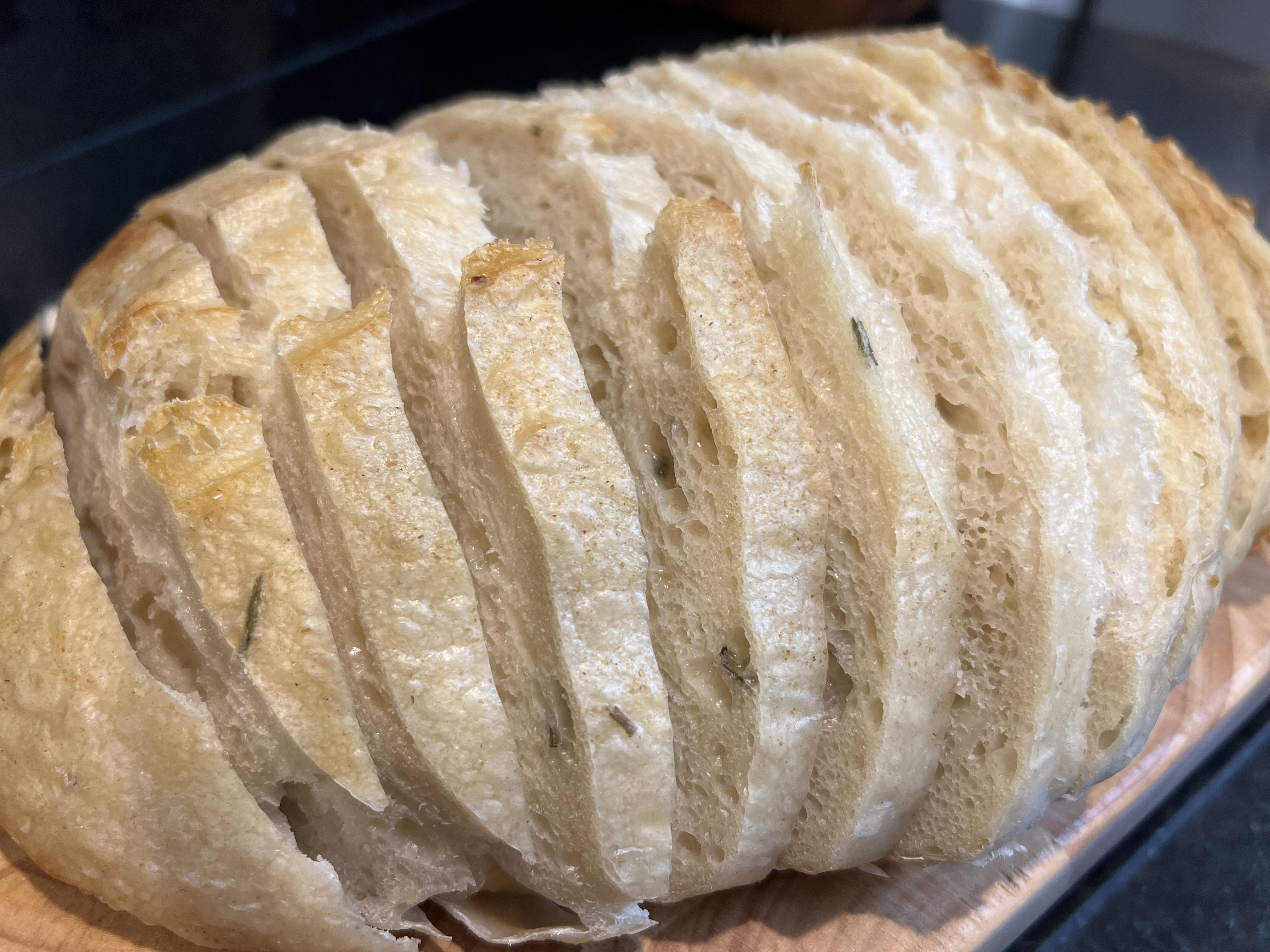 Garlic And Rosemary Sourdough 