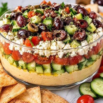 Dani’s Layered Hummus Dip