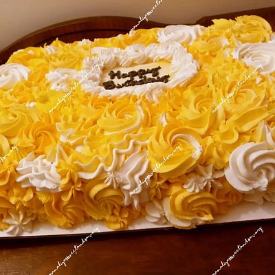 Custom 1/4 Sheet Cake (1 Layer) 