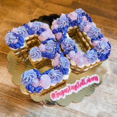 Shaped Cookie Cake 