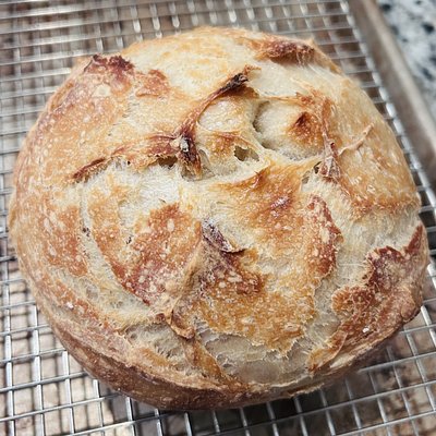 Italian Herb And Parmesan Sourdough Round
