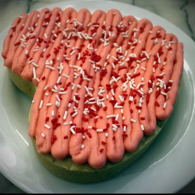 Giant Heart Sugar Cookie