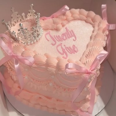 8” inch cake (15-20 servings)