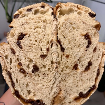 Cinnamon Raisin Sourdough Loaf