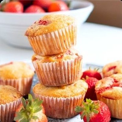 Strawberry Muffins