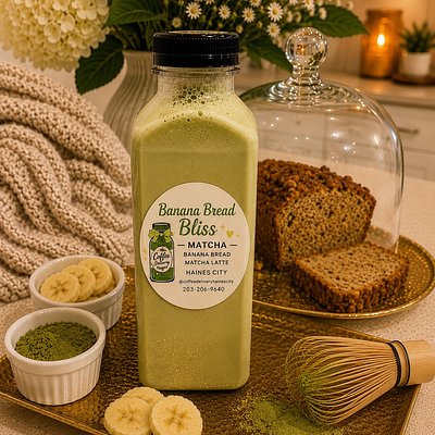 Banana Bread Bliss Matcha 🍌🍵