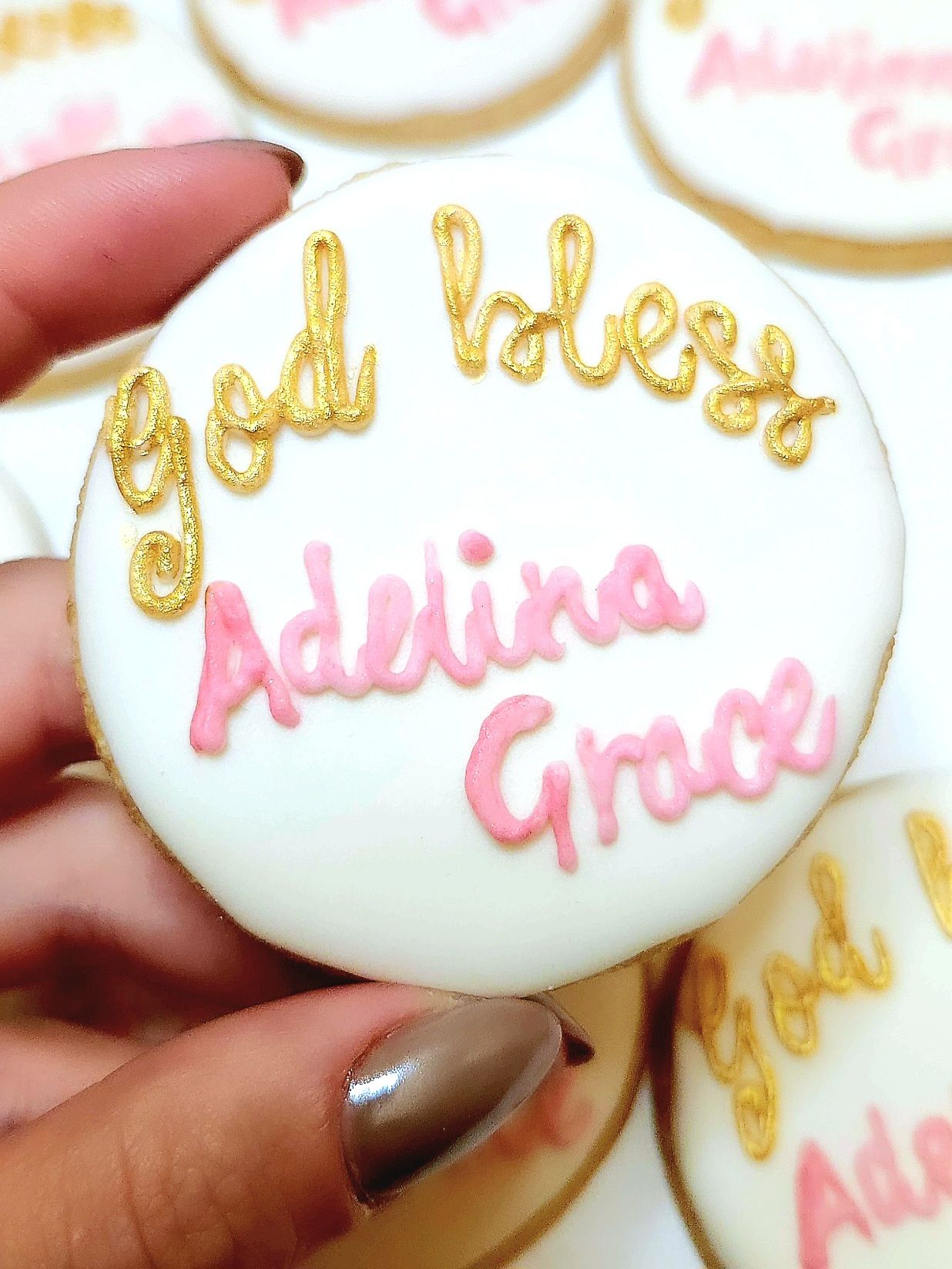 Elegant Personalized Sugar Cookies 