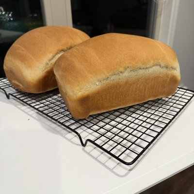 Sourdough Discard Sandwich Loaf Bread 