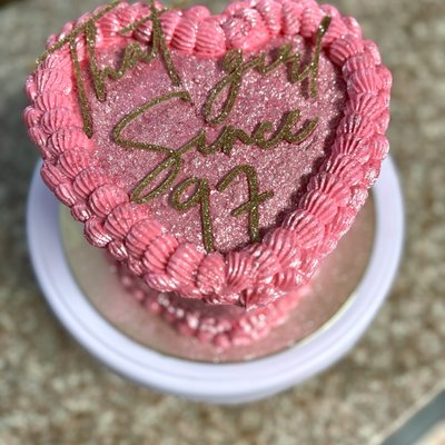 Heart cake 