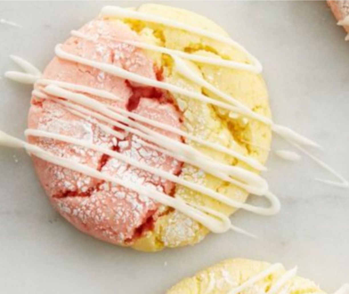 Strawberry Lemonade Cookies