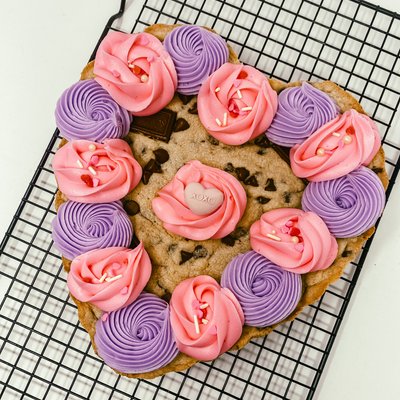 Heart Cookie Cake