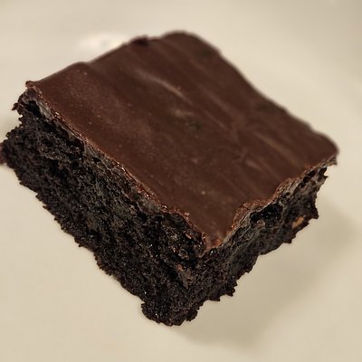 Iced Fudge Brownies