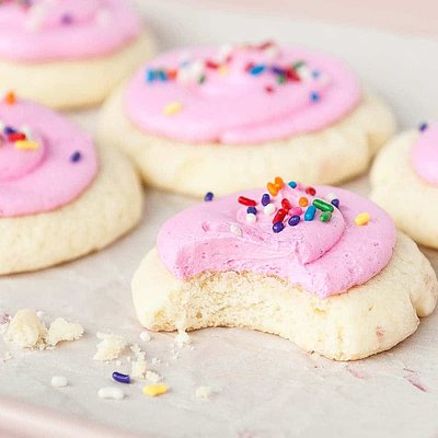 Soft Frosted Sugar Cookies