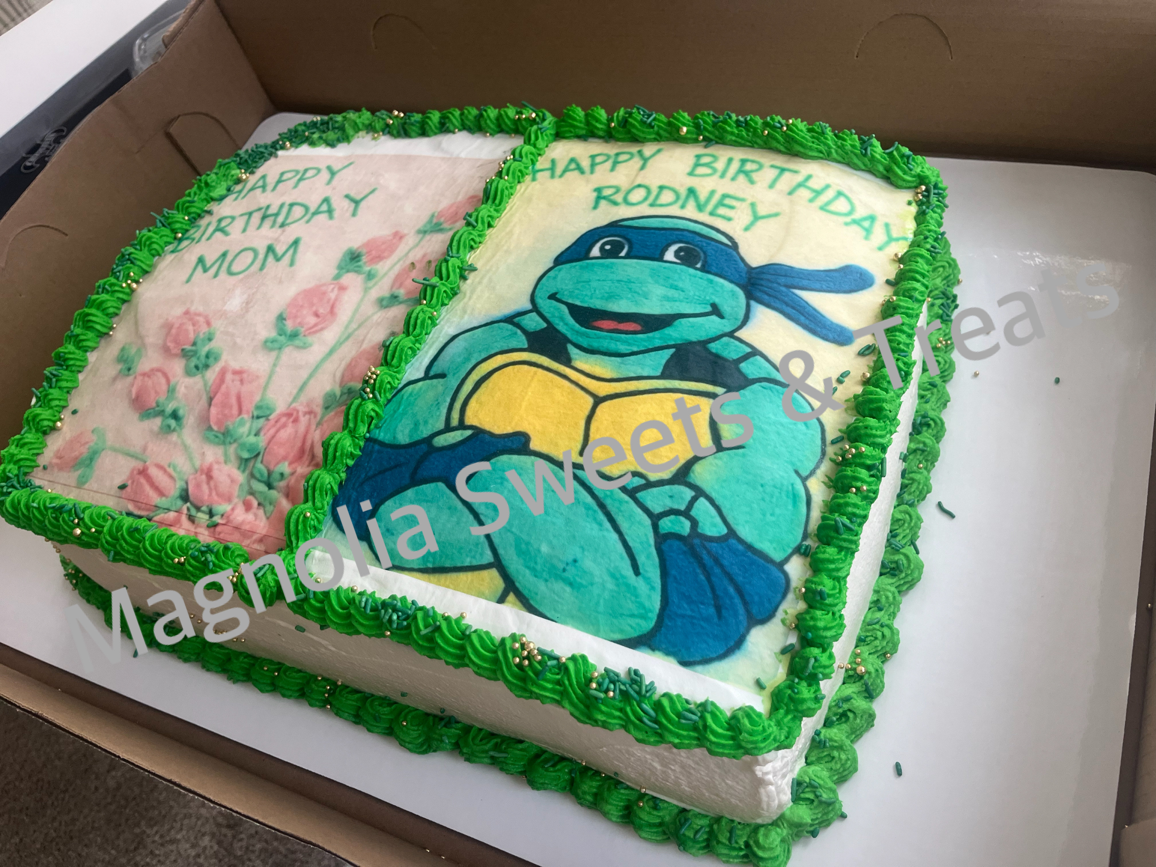 Double-Layer Full Sheet Cake 