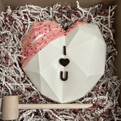 Custom Chocolate Smash Hearts